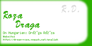 roza draga business card